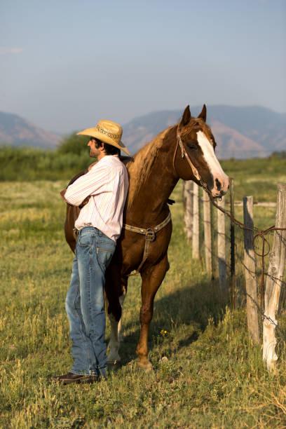 istock Cowboy and his Horse 1168268407