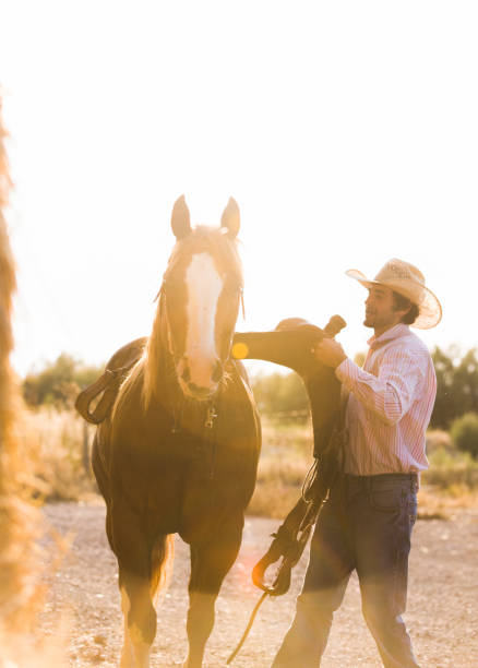 istock Cowboy and his Horse 1168269367