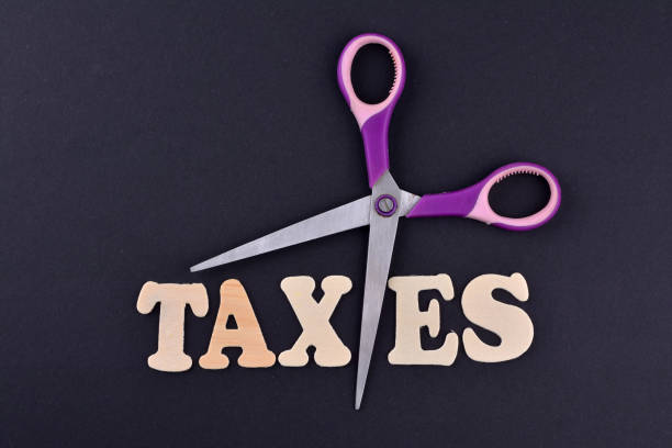 istock scissors and the alphabet TAXES 1168269569