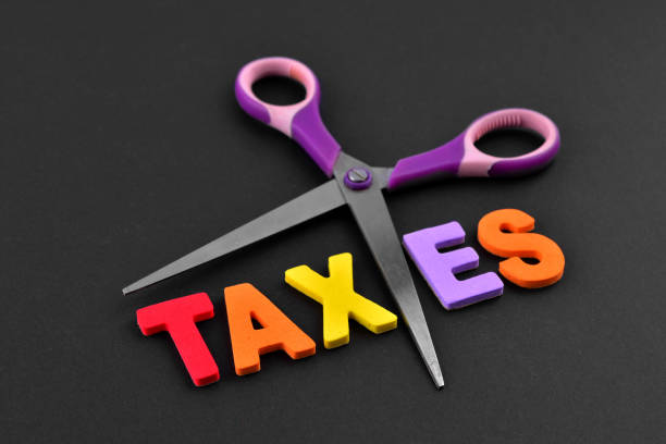istock scissors and the alphabet TAXES 1168269571