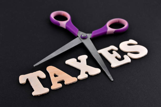 istock scissors and the alphabet TAXES 1168269583