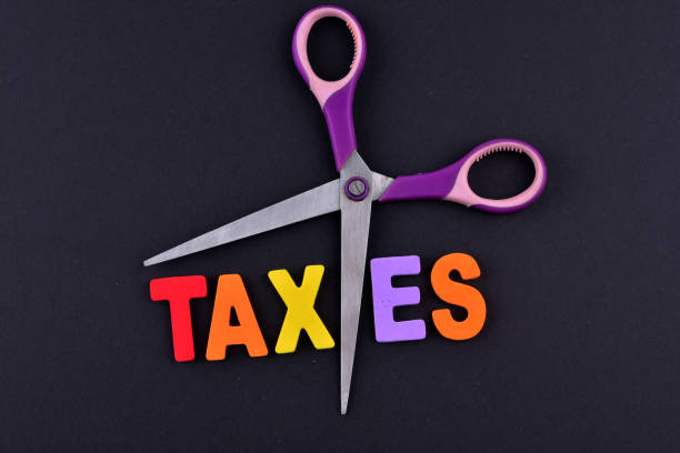 istock scissors and the alphabet TAXES 1168269597