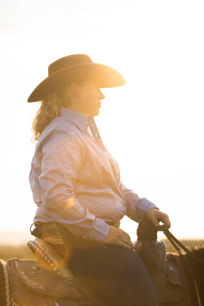 istock Cowgirl on Horseback 1168272634