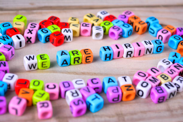 istock Cube dices with word We are Hiring 1168272701