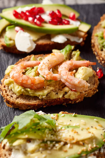 istock Avocado toasts. Plant-based food 1168273917