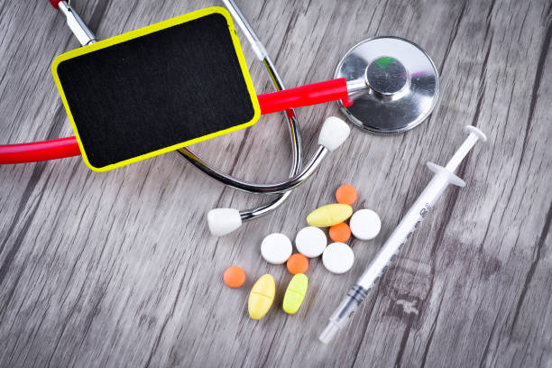 istock Pills, Syringe and Stethoscope 1168275867