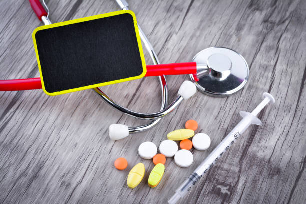 istock Pills, Syringe and Stethoscope 1168275882