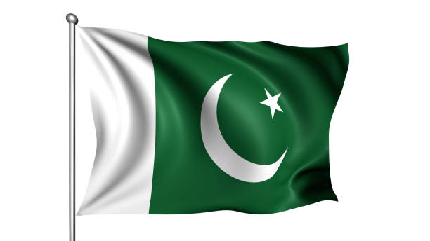 istock Flag of Pakistan with fabric structure in the wind 1168282753