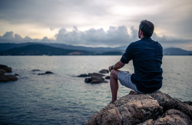 istock Watching sunset at sea. Ko Samui. Thailand 1168287822