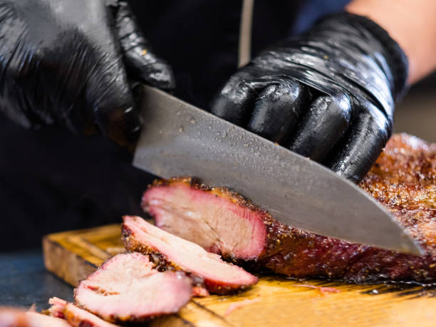 istock grill restaurant kitchen chef smoked beef brisket 1168294579