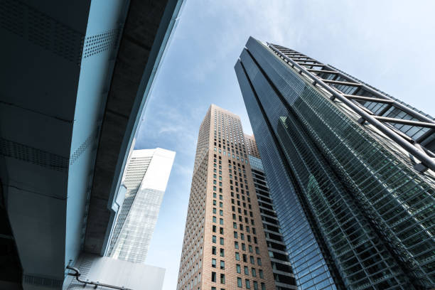 istock High-rise buildings and blue sky 1168296179
