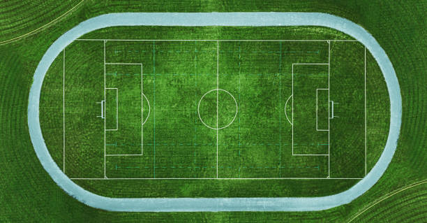 istock Football Field Below 1168301427