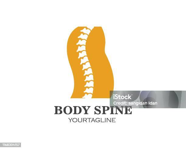 Spine. Check Vector Spine Diagnostics Symbol Template Vector Illustration Stock ...
