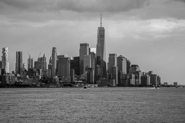 istock Downtown Manhattan from a boat in the Hudson River 1168304387