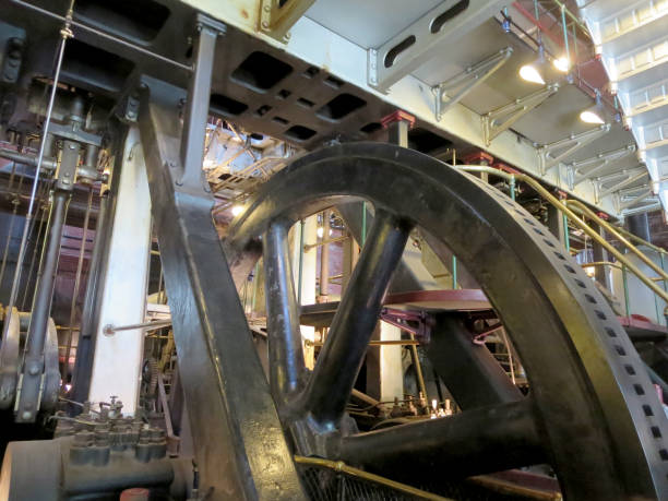 istock Large Gears inside the Historic Waterworks Museum 1168306427
