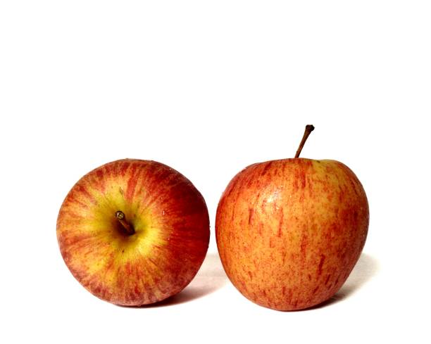 istock Organic apples from a Guatemalan farm on white background. fruits concept 1168306584