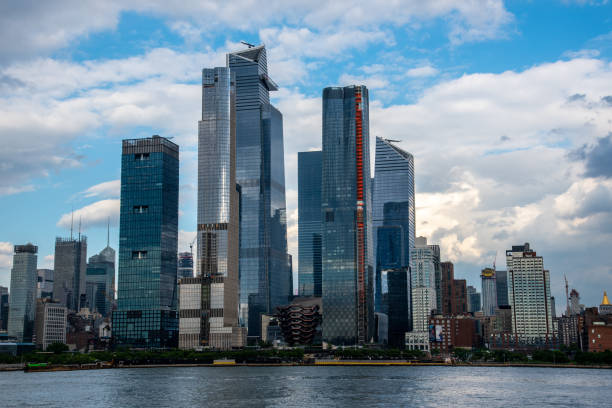 istock Hudson Yards from a boat in the Hudson River 1168307389