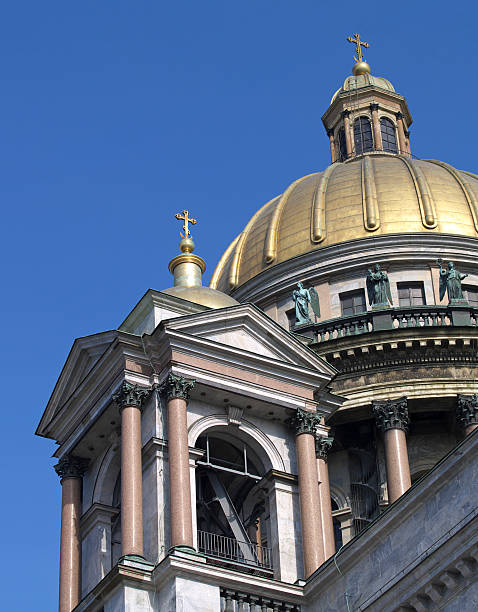 istock Domes of Isaakiy temple 116830914