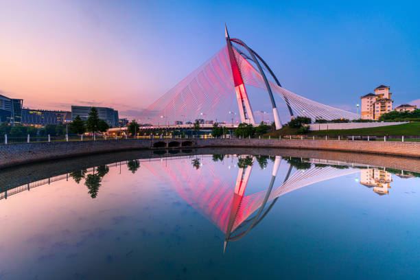 istock A colorful bridge by the river 1168315237