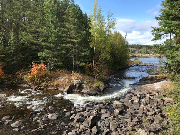 境界水 - boundary waters canoe area ストックフォトと画像