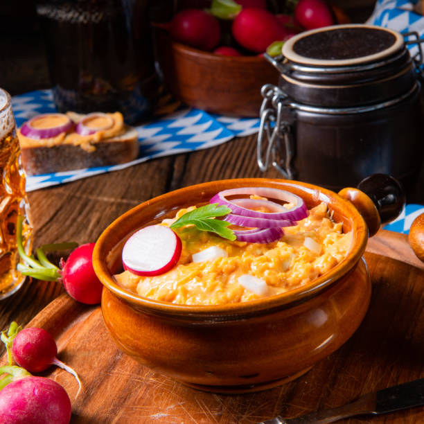 istock rustic Bavarian obazda with radishes and onions 1168323063