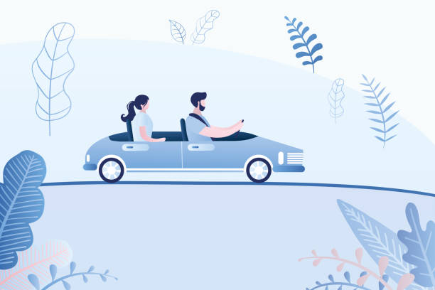 210+ Car Couple Convertible Stock Illustrations, Royalty-Free Vector ...