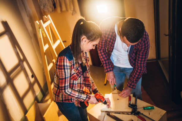 istock Young couple renovating their new home 1168327928