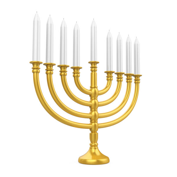 istock Hanukkah Menorah Isolated 1168333212