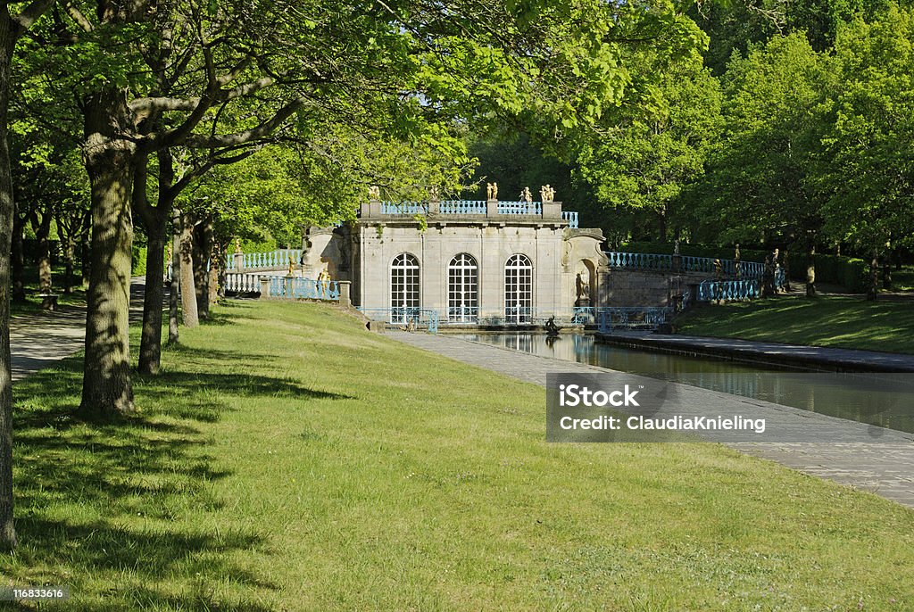 Grotto with canal in park near Schloss Wilhelmsthal, Kassel- Calden  Art Stock Photo