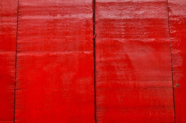 istock Wooden red background. Wooden texture, copy space 1168345826