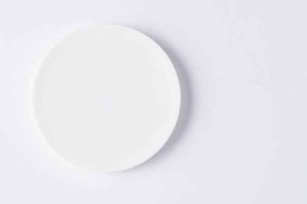 istock White plastic cover isolated on white background. Copy space 1168346109