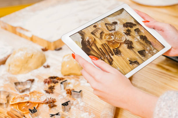 istock gingerbread biscuit recipe tablet ingredients 1168347758
