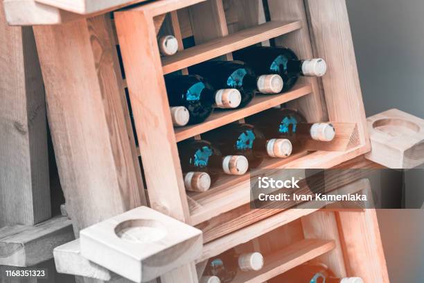 Many Bottles Of Alcohol Stock Photo - Download Image Now - Addiction, Alcohol - Drink, Bottle