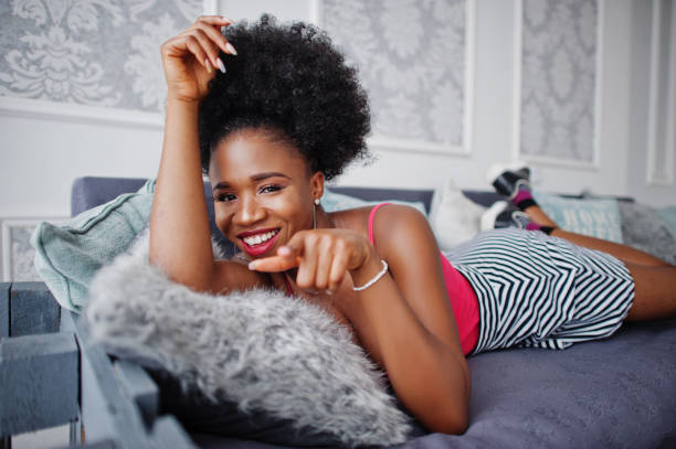 istock Attractive african american woman 1168354268