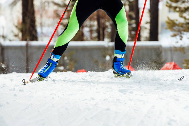 istock legs and skis athlete skier 1168355239