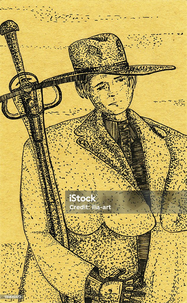 Swordsman - Ilustración de stock de Adulto libre de derechos