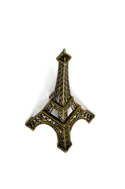 istock Eiffel tower souvenir isolated on white background 1168357711