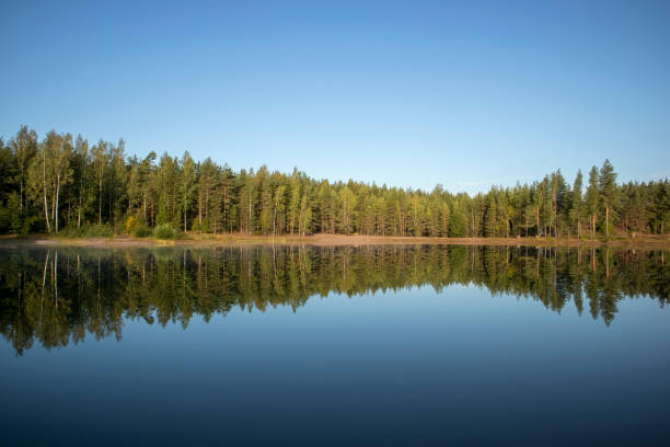 istock calm late summer lake scenery, Finland 1168358930