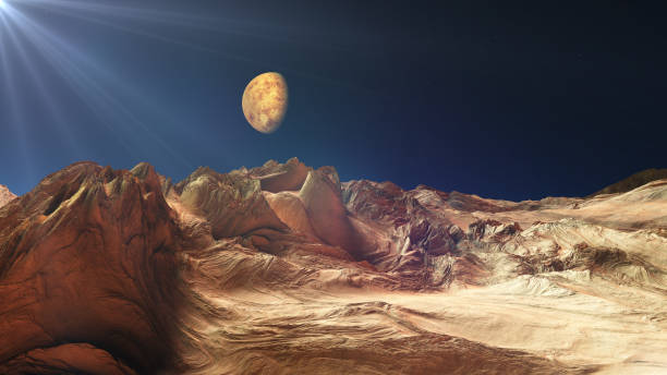 istock space mars terrain aerial shot 1168359993