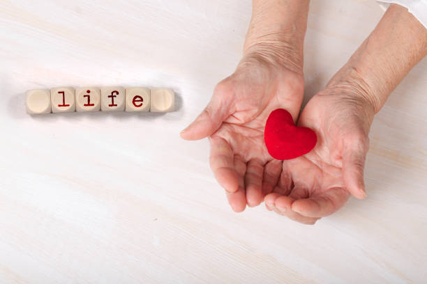 istock Word LIFE composed of wooden dices. 1168360134