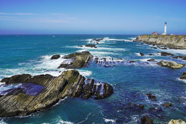 istock Beautiful coastline scenery and lighthouse on Pacific Coast 1168365537