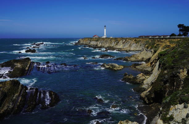 istock Beautiful coastline scenery and lighthouse on Pacific Coast 1168365549