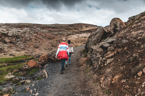 Two women roam the Icelandic landscape