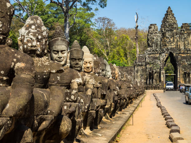 istock South gate to angkor thom in Cambodia, Asia 1168372903