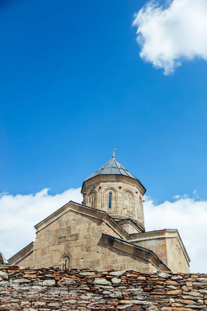 istock Gergeti Trinity Church in Georgia 1168373259