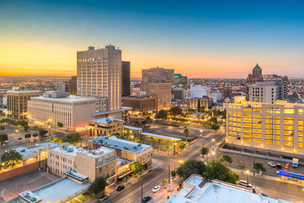 istock El Paso, Texas, USA  downtown city skyline at twilight. 1168384703