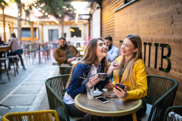 istock Giggles and good times at their get together 1168394693