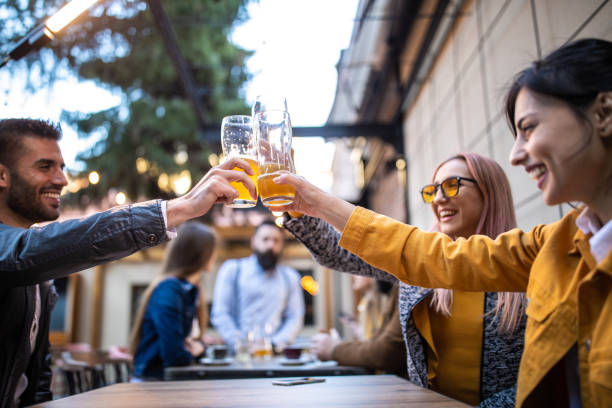 istock Couple of beers to relax after work 1168394927