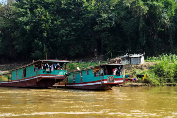istock Boat trip on the Mekong River Luang Prabang ,Laos 1168396589