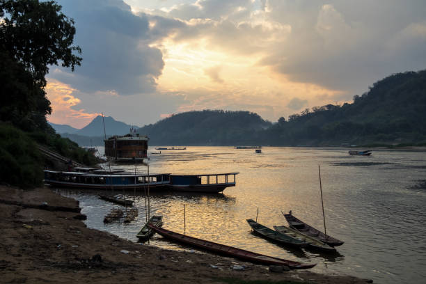 istock Boat trip on the Mekong River Luang Prabang ,Laos 1168397551